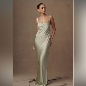 Meshki ensley dress in sage